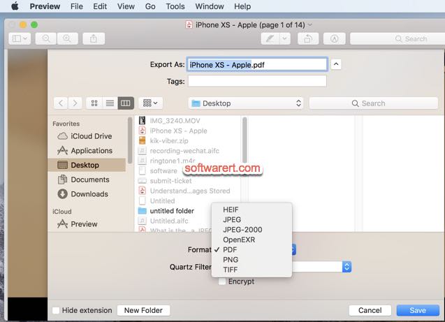 dowload messages into pdf on mac for free